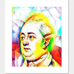 Edward Gibbon Colourful Portrait | Edward Gibbon Artwork 11 Posters and Art